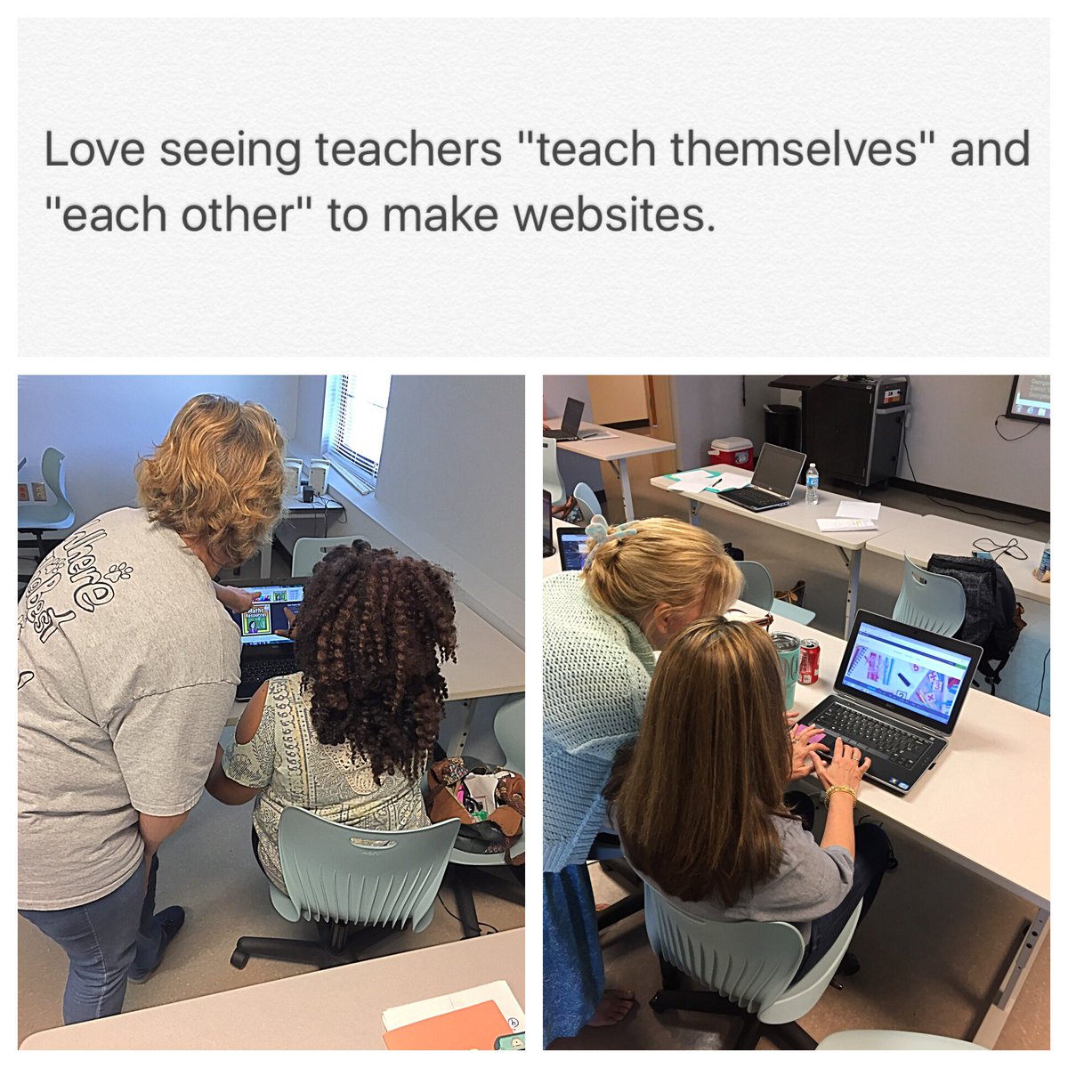 KTech8's tweet photo. EDPD Class in Georgetown rocks!  @weebly @RickLapi @Marva_MWC @freshd85 @FrechetTECH @ItsThatJenny @scedtech https://t.co/7j3ZzTAogJ