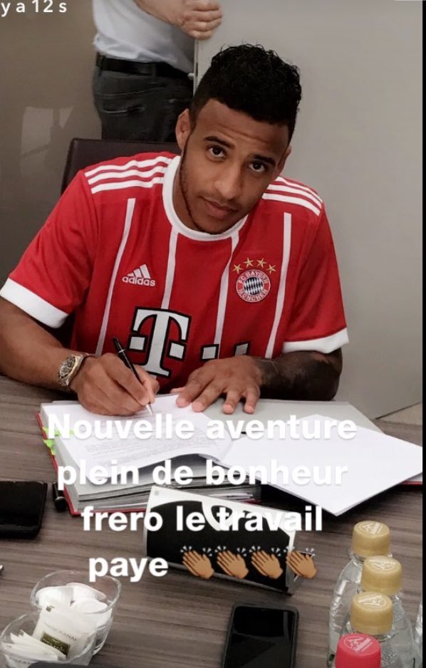 L1transferts's tweet photo. Corentin #Tolisso (#Lyon) quitte son club formateur et s'engage en faveur du récent champion d'Allemagne, le #Bayern https://t.co/N9euUdF5rL