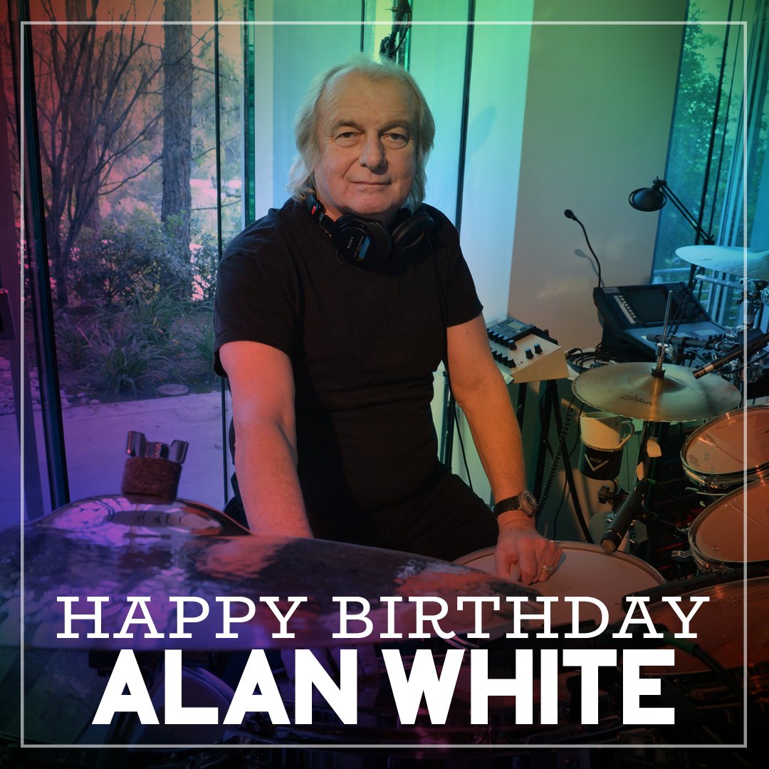 Happy Birthday to Alan White of We\ll see you here August 29th for YESTIVAL! 