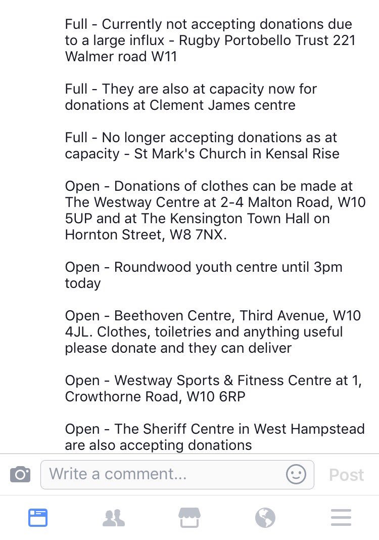 LauLawless's tweet photo. West Londoners, or anyone with capacity to help, your community needs you. Accepting bottled water, ready meals, clothes, baby food... https://t.co/FsHBaMIGMb