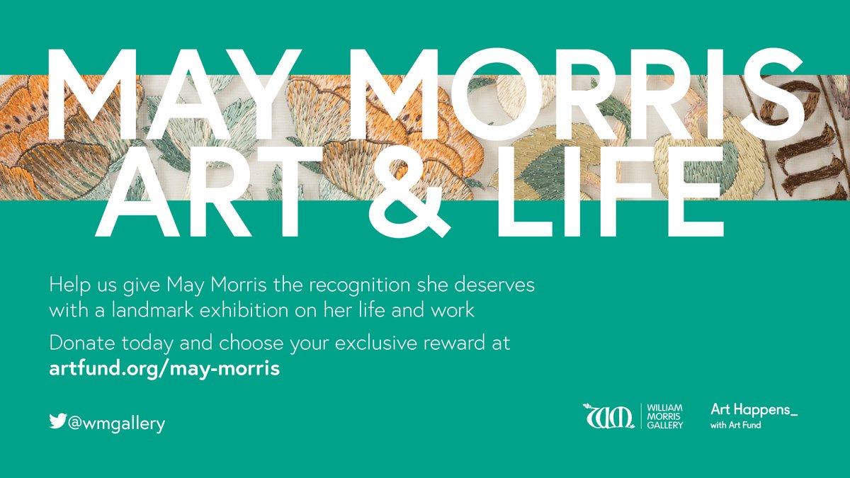 Your chance to be part of our #MayMorris exhibition. Please help fund our appeal &amp; get a reward: artfund.org/get-involved/a… 
 #ArtHappens