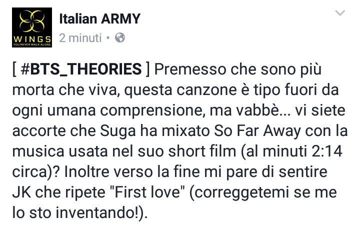 ItalianARMY_BTS's tweet photo. #SoFarAway is mixed with First Love Short Film music!
#2017BTSFESTA
#4yearsBTSwithARMY #4YearsSinceFirstLove #4YearsofTeamwork https://t.co/ZMnvU4knth