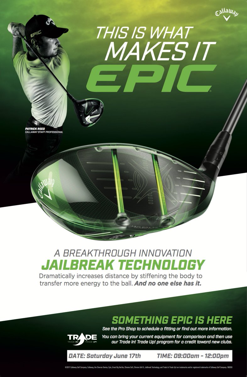BallyHaly's tweet image. Demo Days this week! Book a custom fitting by calling the ProShop or just drop by! 
Saturday 9-12 @CallawayGolf 
#GolfNL #yyt #SomethingEpic