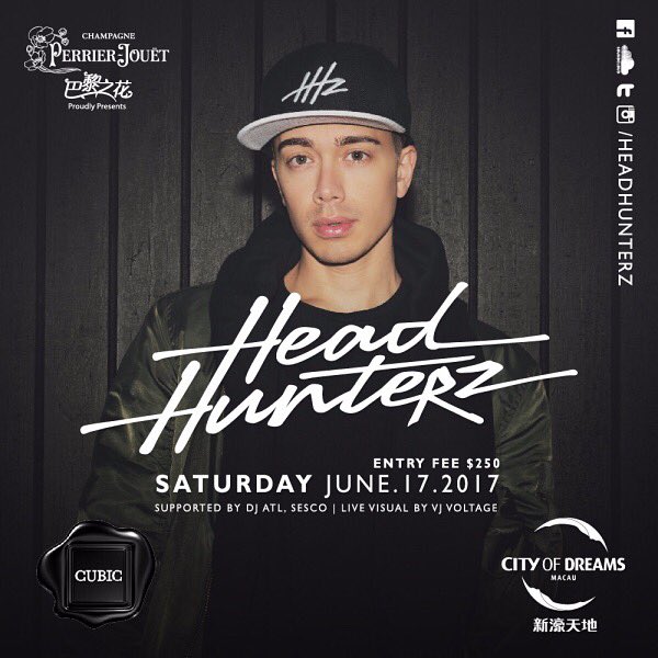 AsiaMusicFest's tweet photo. Coming up in Macau, @headhunterz is coming to @ClubCubic - BUY TICKETS &amp; TRAVEL PACKAGES: https://t.co/j1MiB9zaqN #Headhunterz #Clubcubic https://t.co/l3M46lRIlN