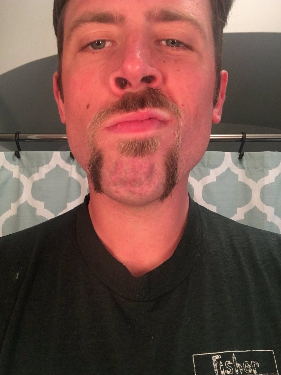EricLloyd's tweet photo. The @griffinshockey won the Calder Cup last night sonit was time to shave the playoff beard. May keep the duster for a bit... #facialhairfun https://t.co/eMxdBBGNyA