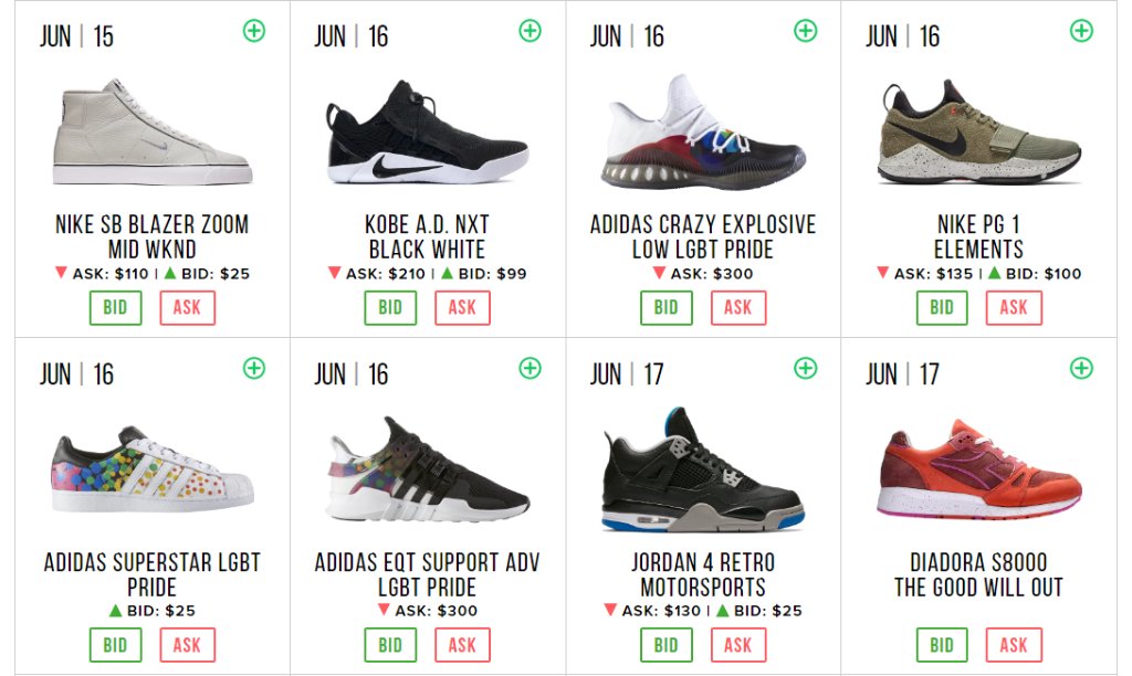 stockx release calendar