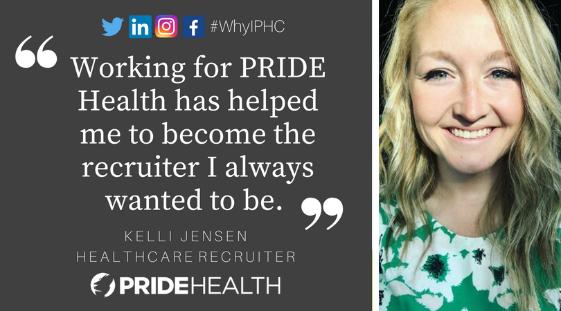 PrideHealth's tweet photo. #WhyIPHC Wednesday! Meet Kelli Jensen, Healthcare Recruiter, out of #Minneapolis! #Recruiters #Healthcare https://t.co/O1c109kWTX