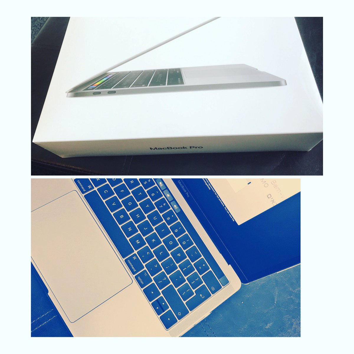 jordansuckley's tweet image. My new 13 Macbook Pro just arrived 👌🏻👌🏻

#macbookpro2017