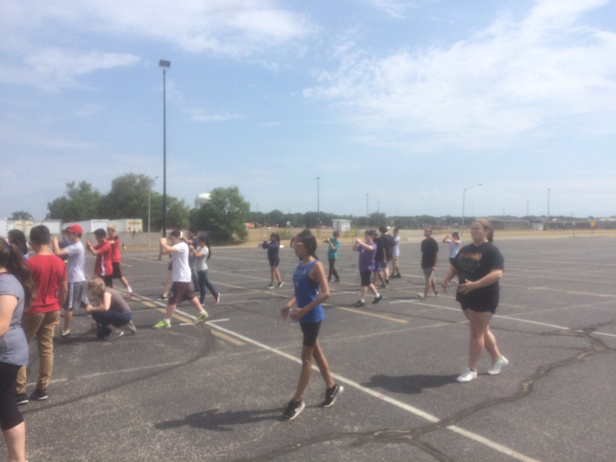 WyomingWolves's tweet photo. One of the best bands in Michigan! Doing work during a hot day at the High School. https://t.co/mxOIbDRJD1