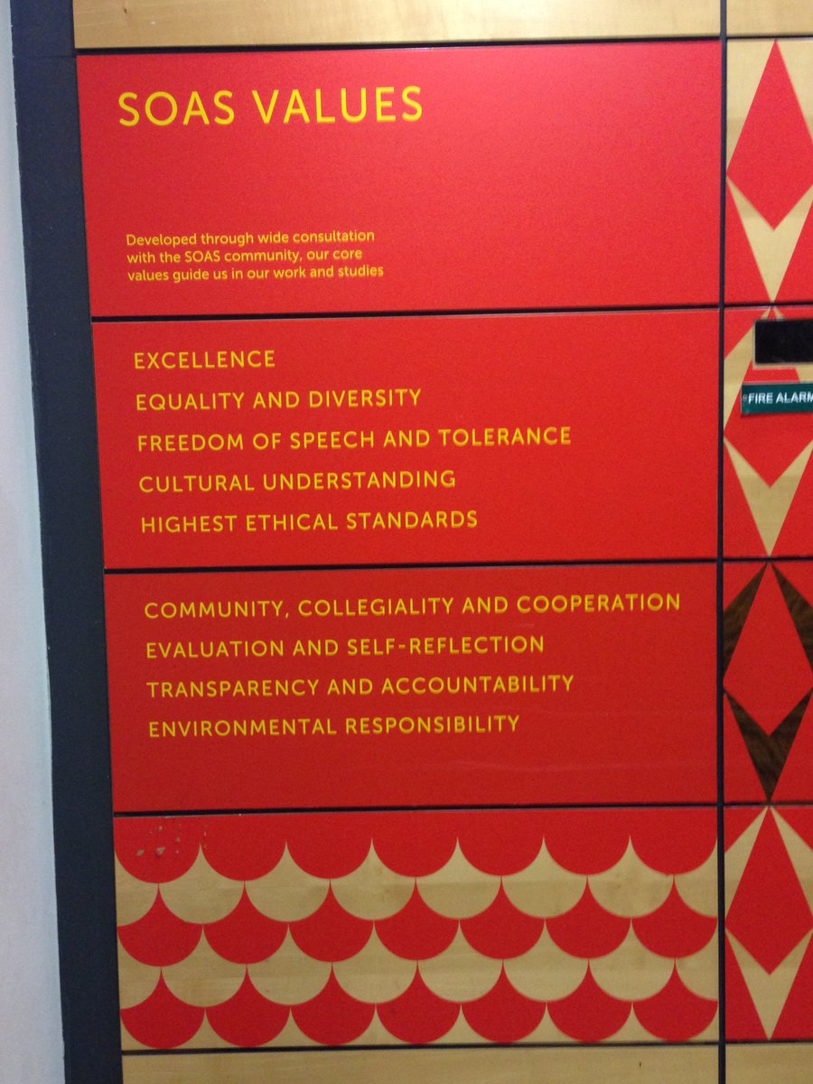 Will @SOAS management uphold 'SOAS Values' & treat workers fairly? Or is that big sign just for show? @ValerieAmos #SHAMEonSOAS #SOASJ4C