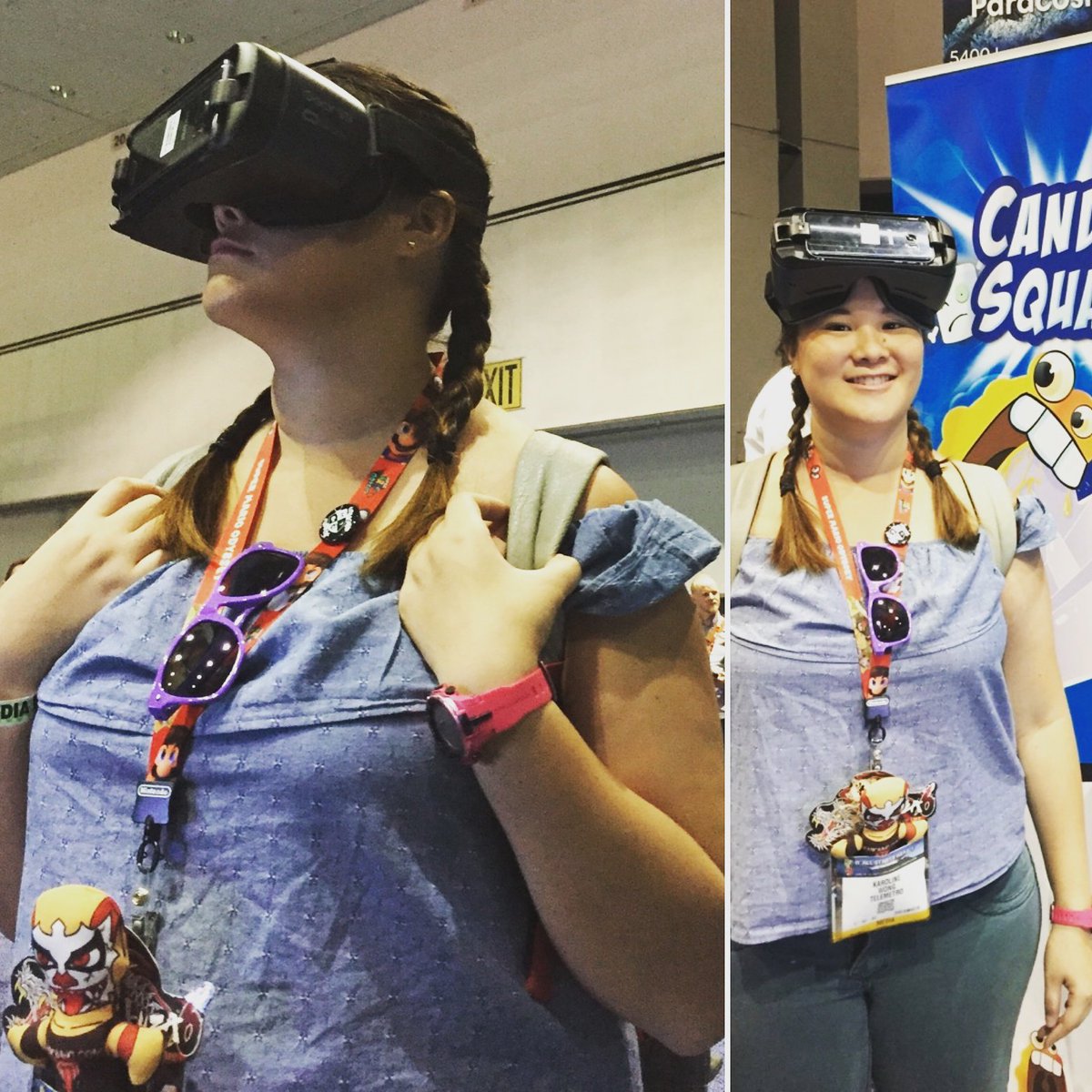 CandySquadVR's tweet photo. @karowonglim is in the #CandySquad zone! #GamerGirl https://t.co/BB2af3Y8iK