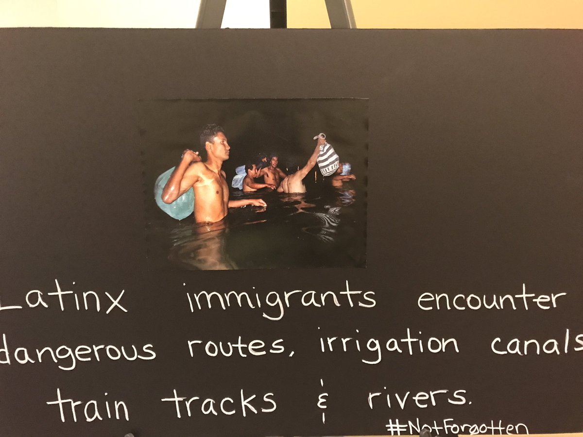 CLMH_TCS's tweet photo. Check out this project by students on immigrants who face hardships on the journey north, many lose their lives. #NotForgotten #Immigration https://t.co/LItlQLYqhr