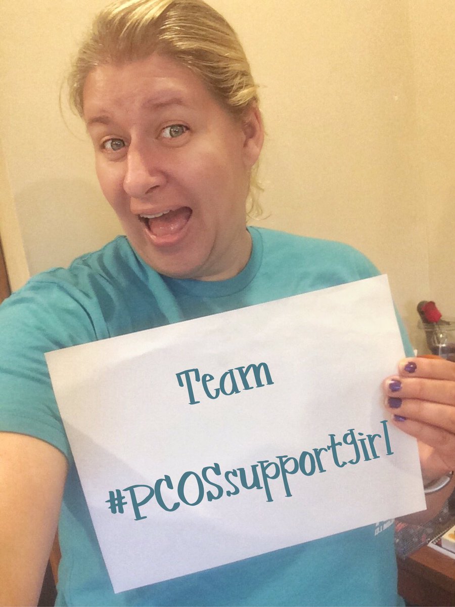 PCOSsupportgirl's tweet photo. #teamPCOSsupportGIRL is just racking up the team over here! @runs2behappy is the newest queen in town! @PCOSGurl it's ON! https://t.co/42ZbdUCrlX