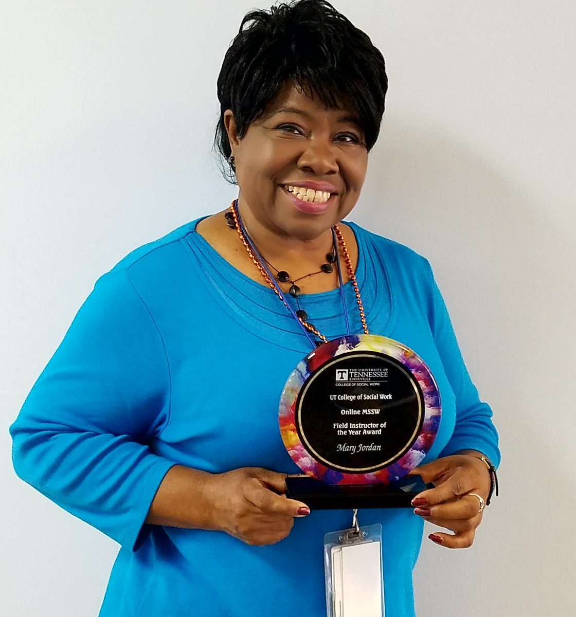 CCWTN1's tweet photo. Today Mary Jordan, Director of Genesis Homeless Services, was presented the Field Instructor of the Year Award by UT College of Social Work. https://t.co/E3Jw1Tr2R4