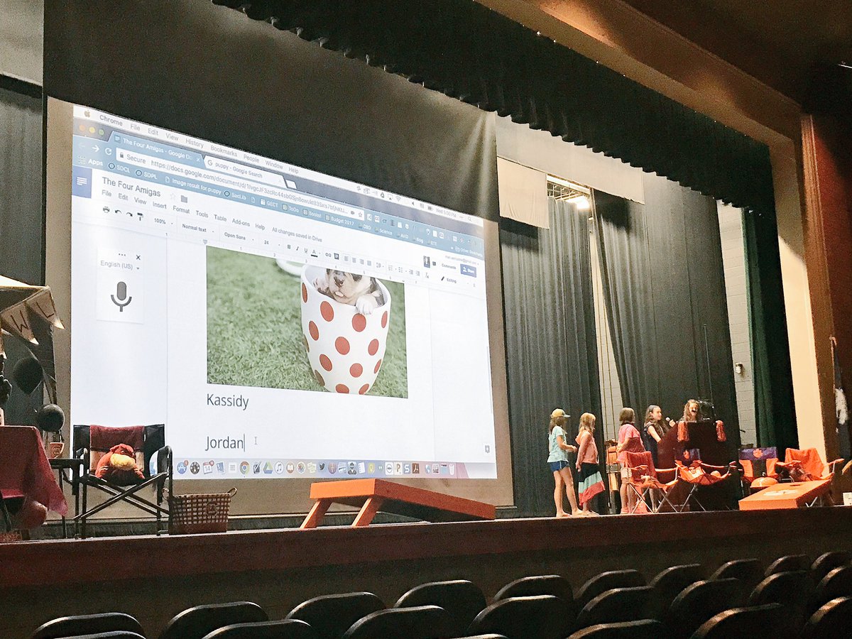 bdabsteach's tweet photo. Love learning from our youth! Good job, ladies! #fournewthings #edtechteam #googlesummit #onenewthing https://t.co/tTmIl0rsJF