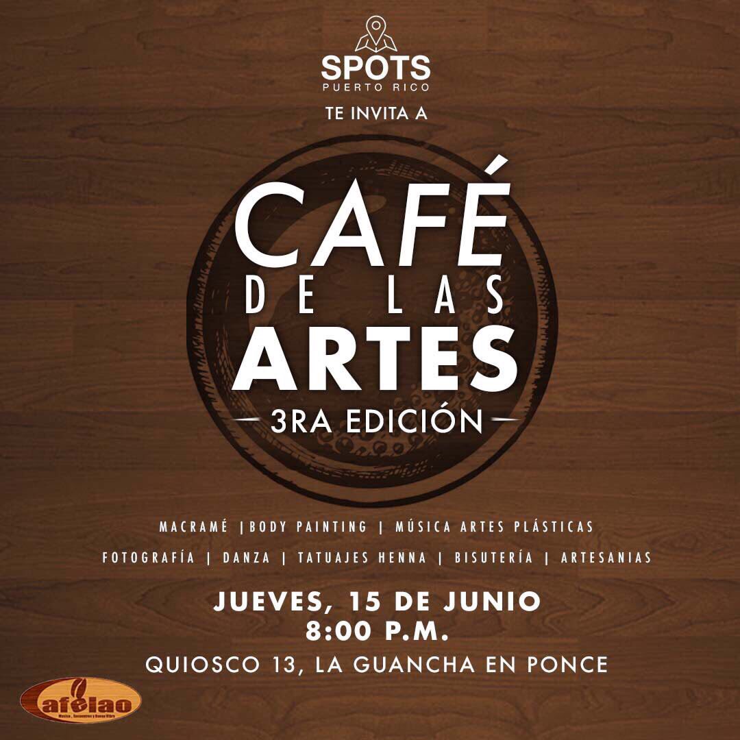 spotspuertorico's tweet photo. #SpotsPR te lleva a Café de las Artes. Agréganos a Snapchat (@spotspuertorico)para que no te pierdas ni un solo detalle. ☕🎨
#Event
#Art https://t.co/yHxsrO26ek