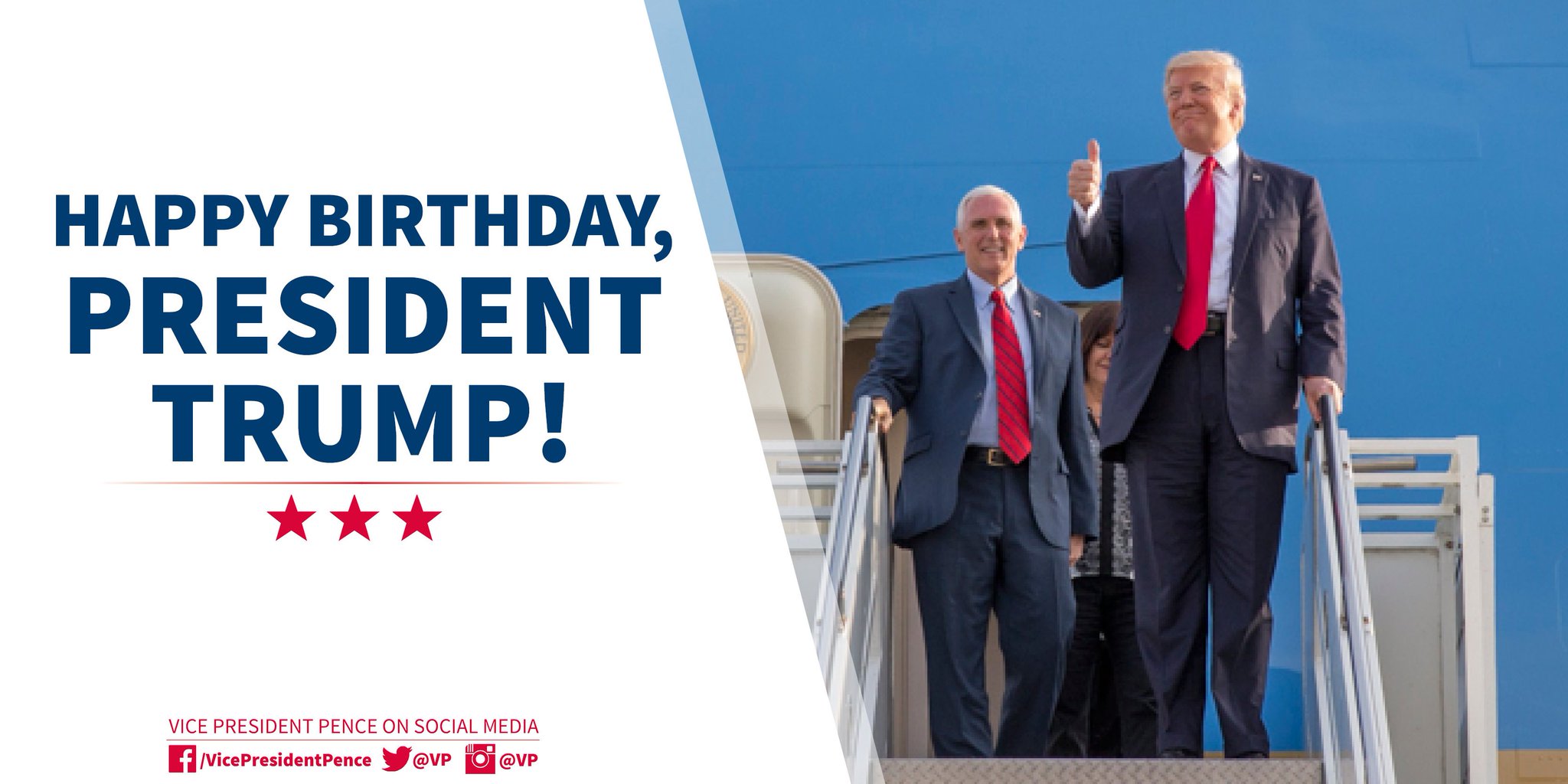 Happy birthday to the 45th President of the United States and my good friend, Donald Trump! 