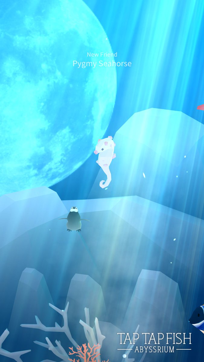 gimjia's tweet photo. My Pygmy Seahorse:) 
#taptapfish
Download: https://t.co/VHc0VTjcCN https://t.co/IloxKThQ7M