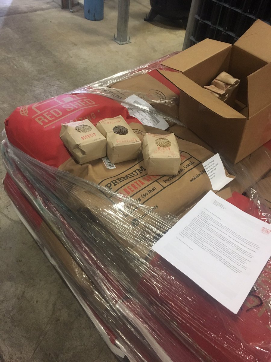 Torque_Beer's tweet photo. It's here!! My @redshedmalting synergy malt!! Also big thanks for the samples!! #craftmalt #craftbeer #MBCraftBeer https://t.co/mCjHoQX8RN