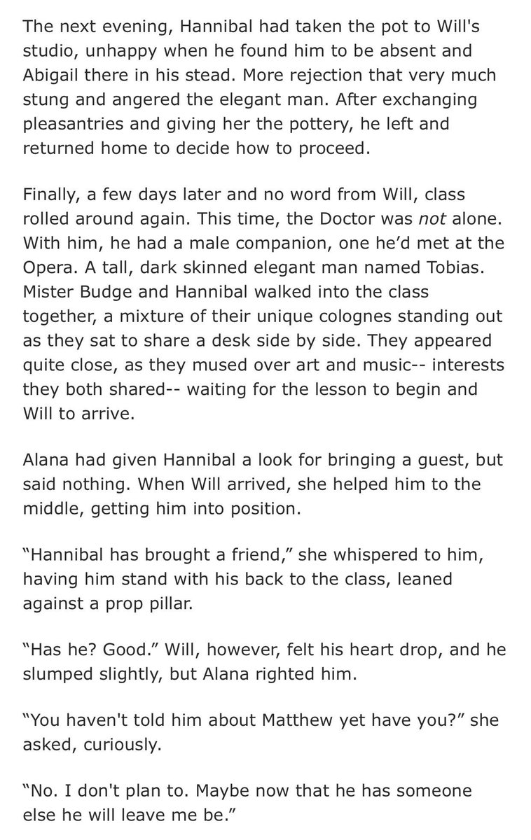 "Snake Eyes" Ch.4 archiveofourown.org/works/10989318… #BlindWillGraham #Hannibal #AU #hannigramfanfic #Modeling #Sculpting #Sketching w/<a href="/DestinyAwakened/">destinyawakened.bsky.social</a>