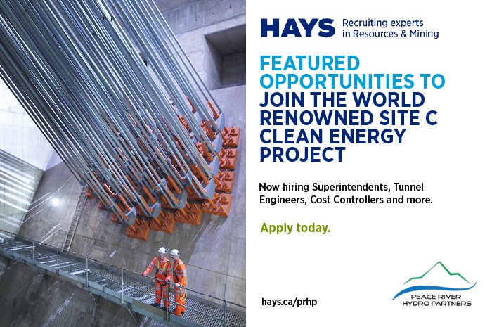hayscanada's tweet photo. Looking for a long-term contract on a state of the art project? Its here - apply to join Site C: https://t.co/4xGGSXIPJR #WhatCouldYouBe https://t.co/s0baJoa9nT
