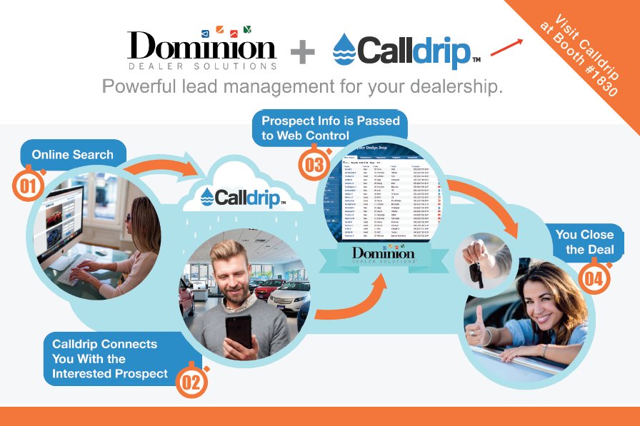 calldrip's tweet photo. Come visit as #NIADA2017 booth #1830! Then swing by @DominionDealer booth #1325 and check out how we integrate! https://t.co/4S50SovNV8 https://t.co/1PHYxHO9Ob