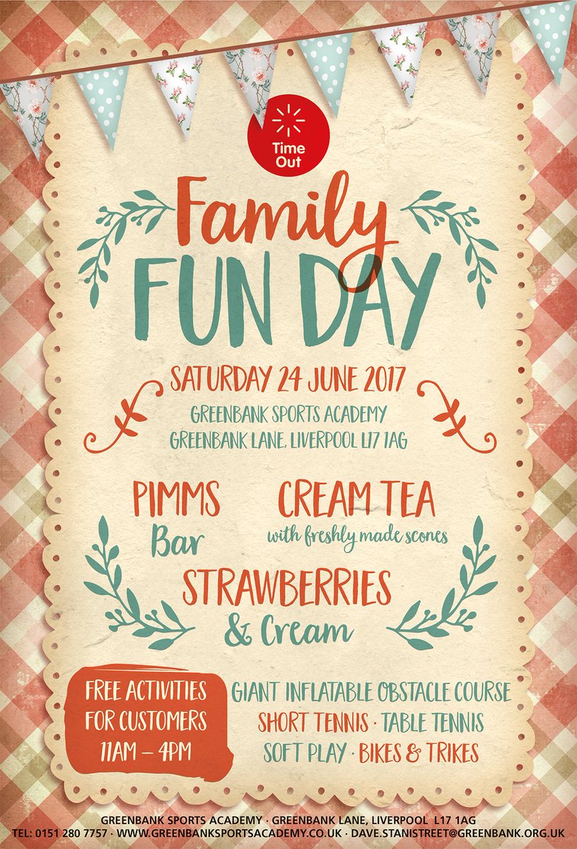 timeoutgbank's tweet photo. Come along to our Family Fun Day on Saturday 24 June - everyone is welcome! https://t.co/VIgqlg5u5g