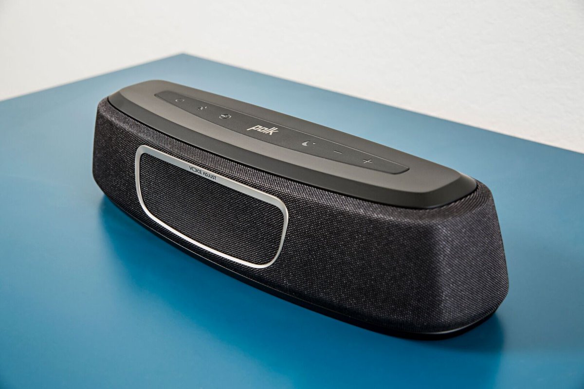 PolkAudioUK's tweet photo. The MagniFi Mini is always at hand to give you that perfect cinematic sound so you don't even have to leave the house! #SmallSpeakerBigSound https://t.co/QnwQBuDGm7