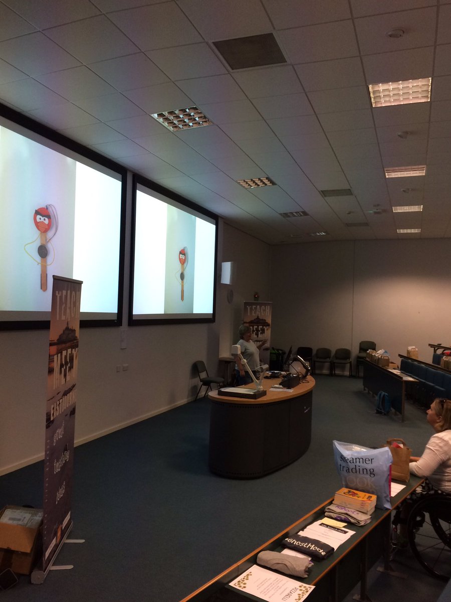 TMEastbourne's tweet photo. First presentation from Tech Resort @TechresortEB loads of great ideas on using tech #TMEastbourne https://t.co/vqCv7iUm4d