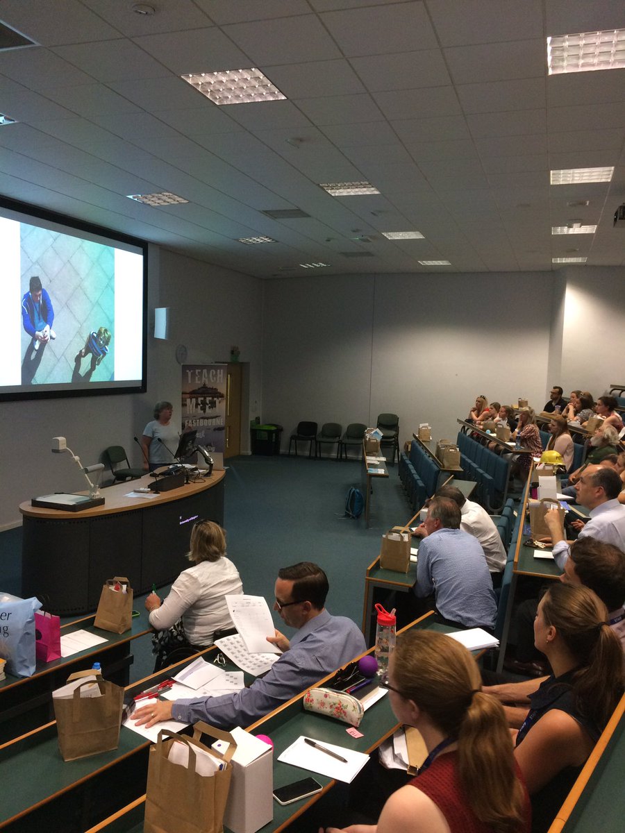 TMEastbourne's tweet photo. First presentation from Tech Resort @TechresortEB loads of great ideas on using tech #TMEastbourne https://t.co/vqCv7iUm4d