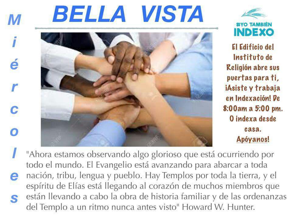 IRJesucristo's tweet photo. Ven al edificio de Instituto a #YoTambienIndexo Únete y comparte este gran evento. Toma tu foto mientras indexas y comparte en las redes. https://t.co/sQhWxNBl3o