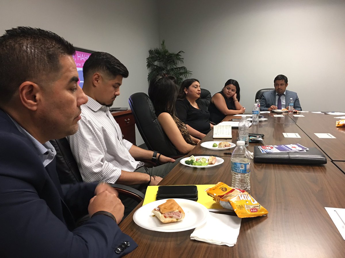 Great meeting with <a href="/HAHMPonline/">HAHMP Houston</a> today at <a href="/furniturebank/">HoustonFurnitureBank</a> #hounews