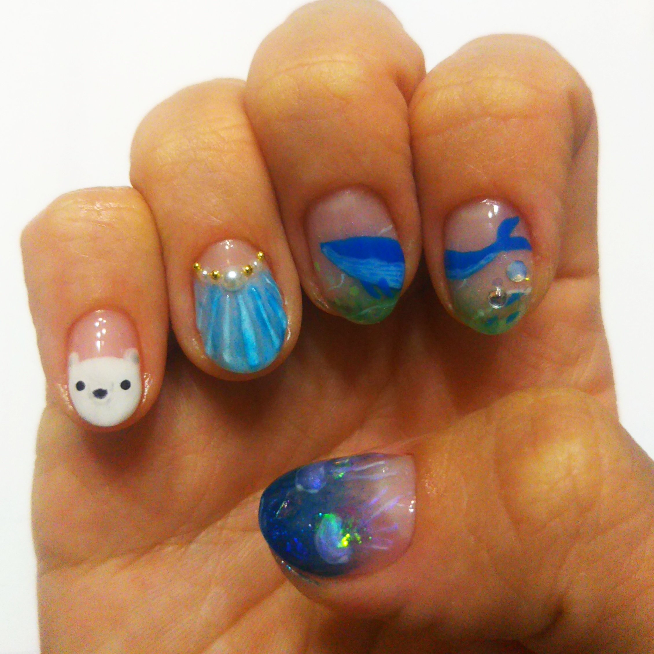 水族館ネイル Twitter Search Twitter