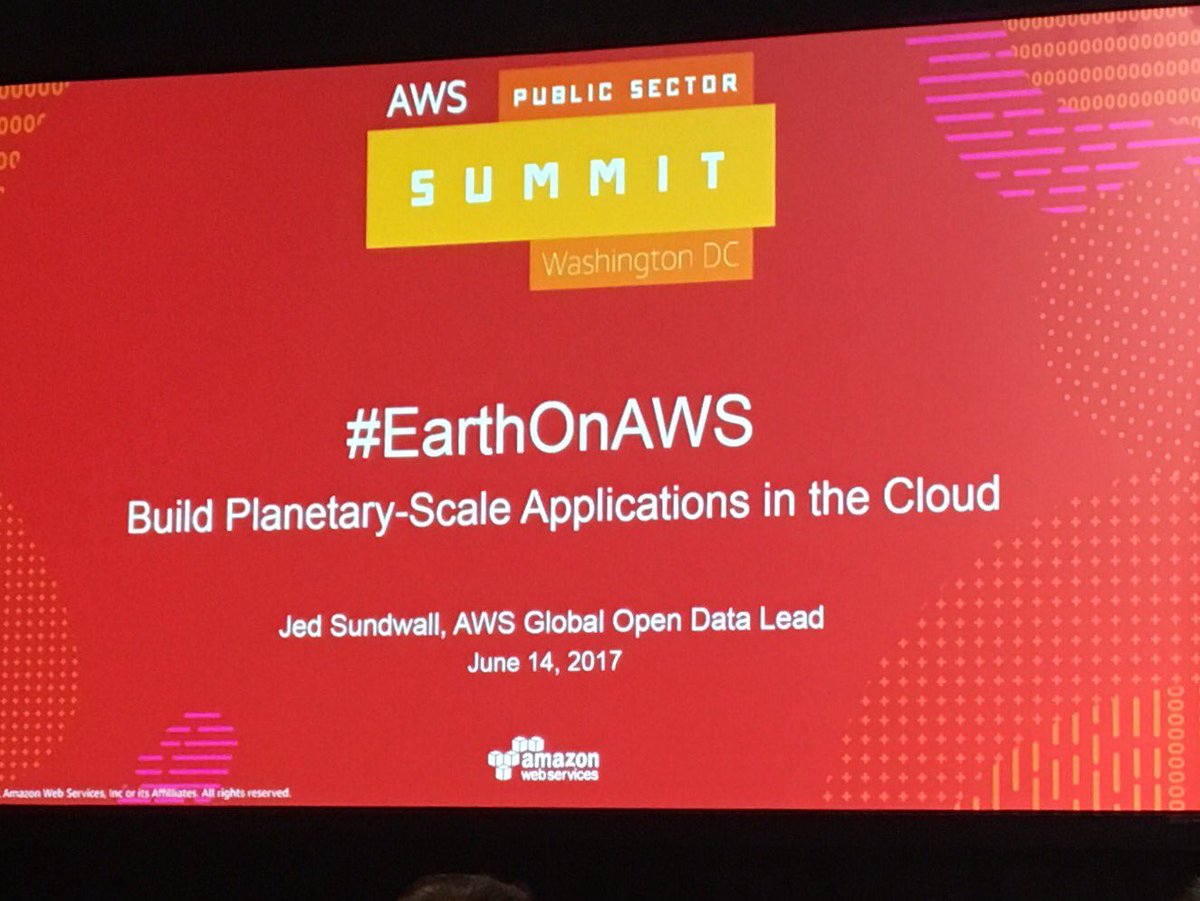 anton_ruchkin's tweet image. Planetary-Scale Applications in the Cloud #EarthOnAWS #AWSPSSummit #NASA