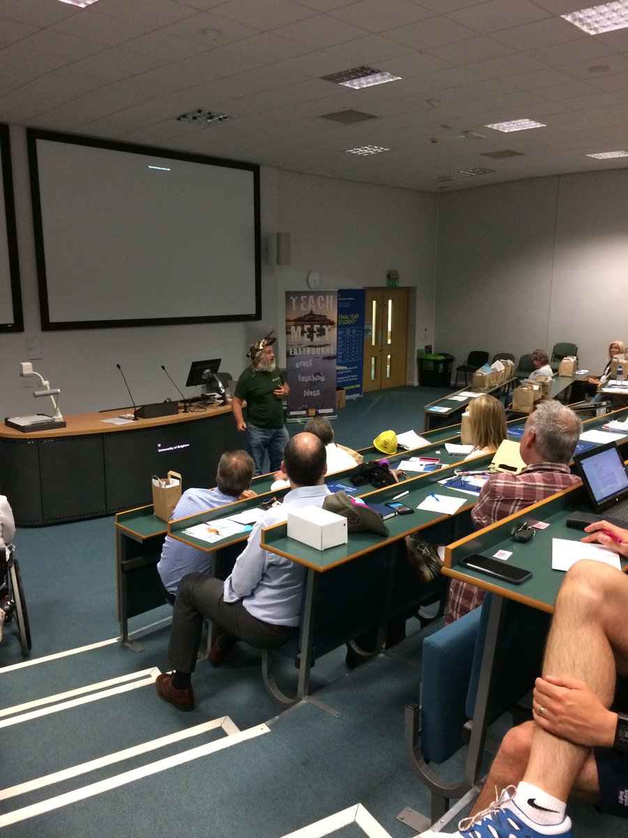 TMEastbourne's tweet photo. Pete The Pond describing the variety of activities that he runs at schools all over Sussex. Wildlife champion supreme. https://t.co/OCMubKKa8a