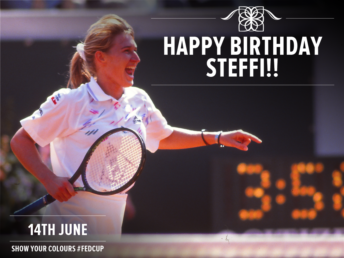 Happy Birthday to 2-time champion Steffi Graf! Steffi helped Germany to the title in 1987 and 1992! 