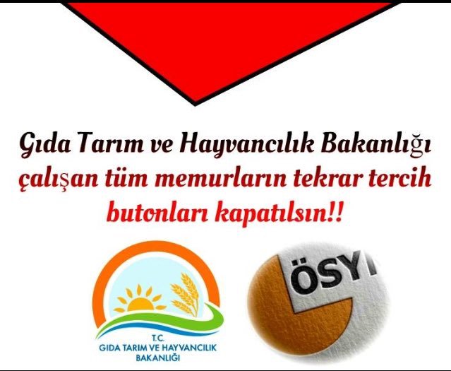 0013_armut's tweet photo. #TekrarTercihKapatılmalı
@OSYMbaskanligi @BasbakanlikDPB
@farukcelikcomtr
@TC_Basbakan
#GTHB20BİN Az olan kadrolarımız daha da azalmasın https://t.co/36m596pbkX
