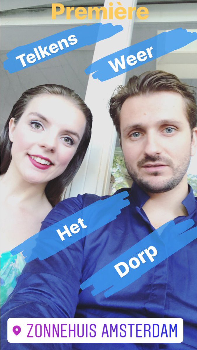 Première #TelkensWeerHetDorp <a href="/OpusOneTheater/">OpusOne</a> #toitoitoi