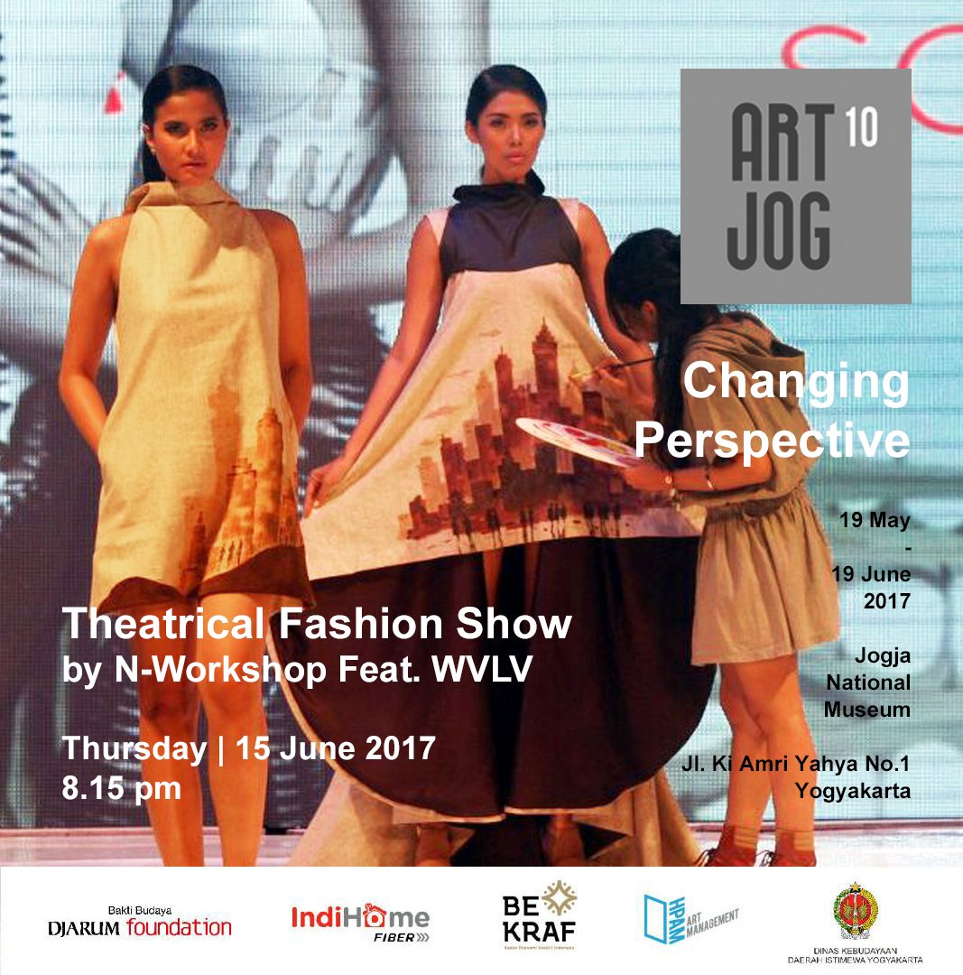 NWorkshopYogya's tweet photo. Monggoo.. :)
#reminder #jogjaartweeks #artjog2017 #wearableart #fashionshow #musicandfashion #visualart #event
cc. @artjog @jogjaartweeks https://t.co/SAgGKbk22y
