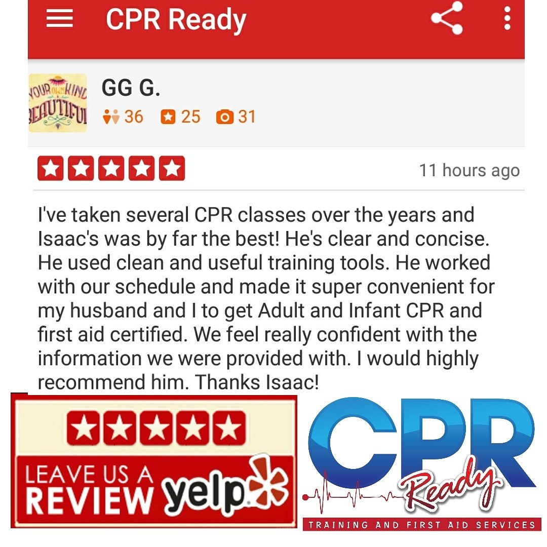 cprreadyla's tweet photo. Thank you for the amazing feedback!
#cpr #CprReady #cprreadyla https://t.co/NFdXyBIJr3