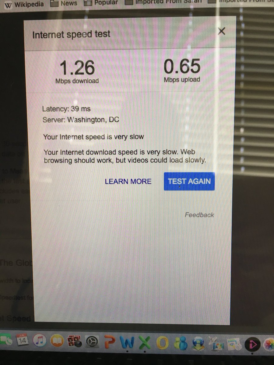Pamfergy68's tweet photo. @accessmedia3 this is my Mbps now. You really are a joke of a company. Avoid at all costs 😡 https://t.co/li5Wkw4hsn