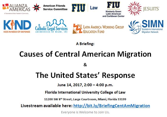 EmmaBuckhout's tweet photo. Livestreaming at 2pm: Causes of Central American Migration &amp; US Response: https://t.co/lohMNk2mPV #CentAm https://t.co/Uhs1m4L0Kg