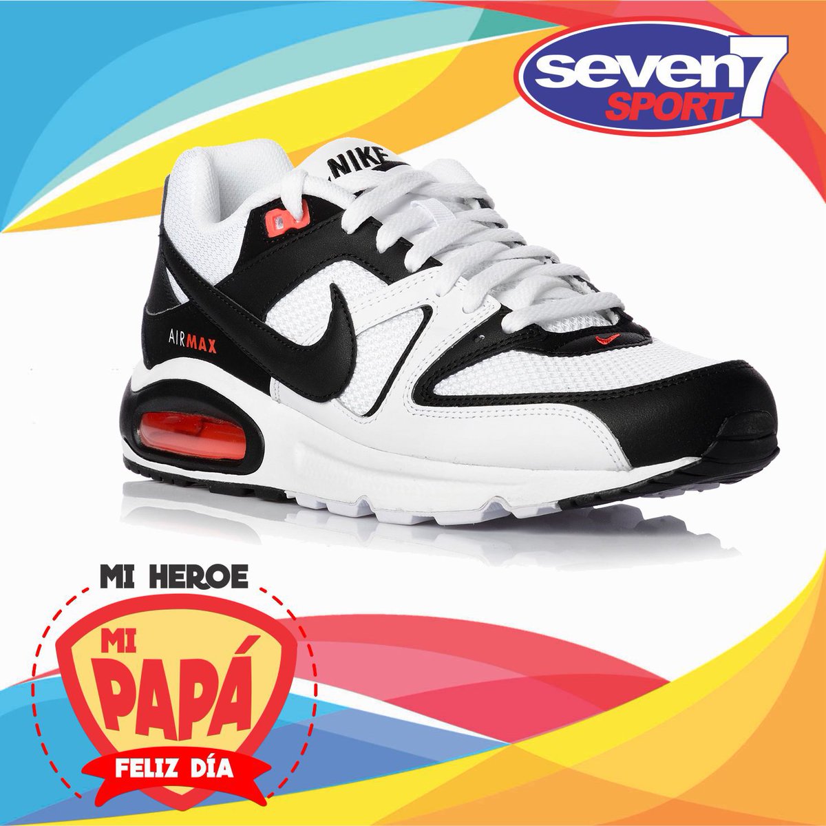 sevensportok's tweet photo. Seguimos con los mejores regalos para papá fíjate los #descuentos que tenemos para vos #nikeairmaxcommand https://t.co/xPktgICRhr