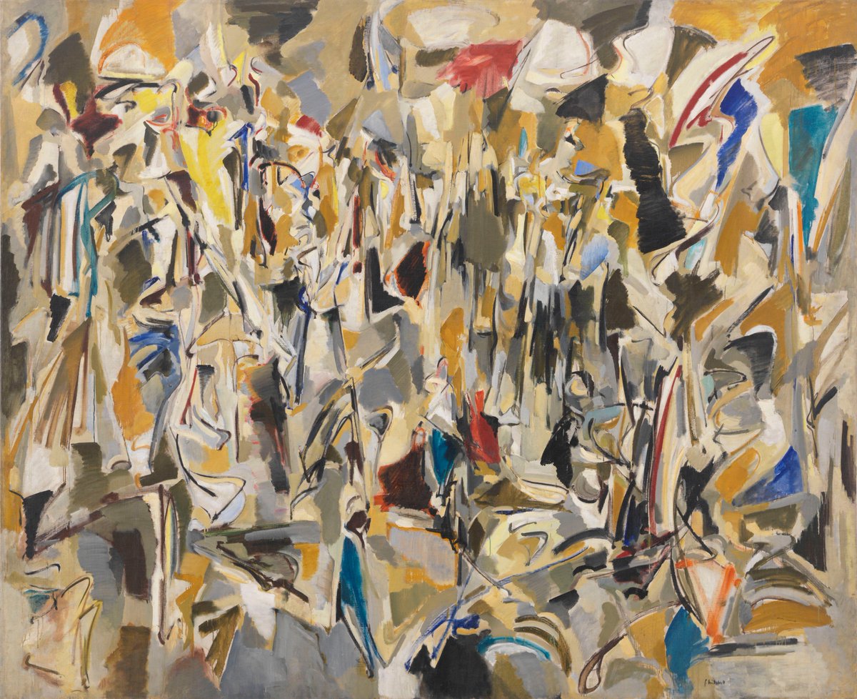 Joan Mitchell, ‘UNTITLED,’ 1951 via <a href="/cheimread/">Cheim & Read</a> | Galleries 2017 #artbasel