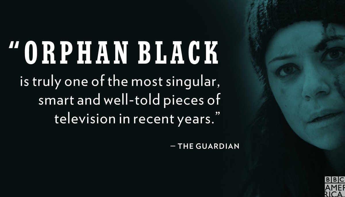 OrphanBlack's tweet photo. #OrphanBlack is smart TV, #CloneClub is made of smart fans. It's not crazy science. Via @guardian https://t.co/h7QnhjBOnp https://t.co/2ZJtqFmvdD