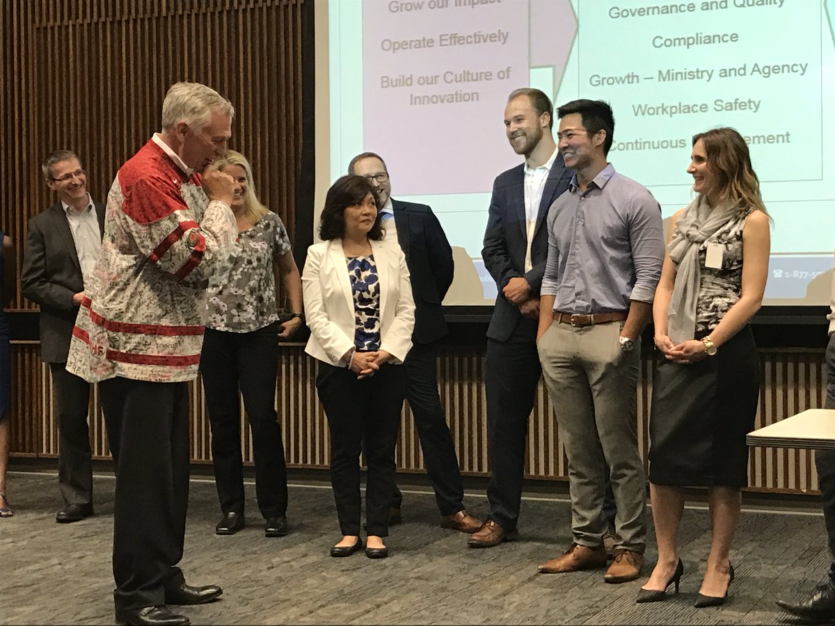 cbreCanada's tweet image. Ron Ellis of @mysafework joined CBRE's @GWSworkplace employees in Toronto to talk about the importance of safety in the workplace.
