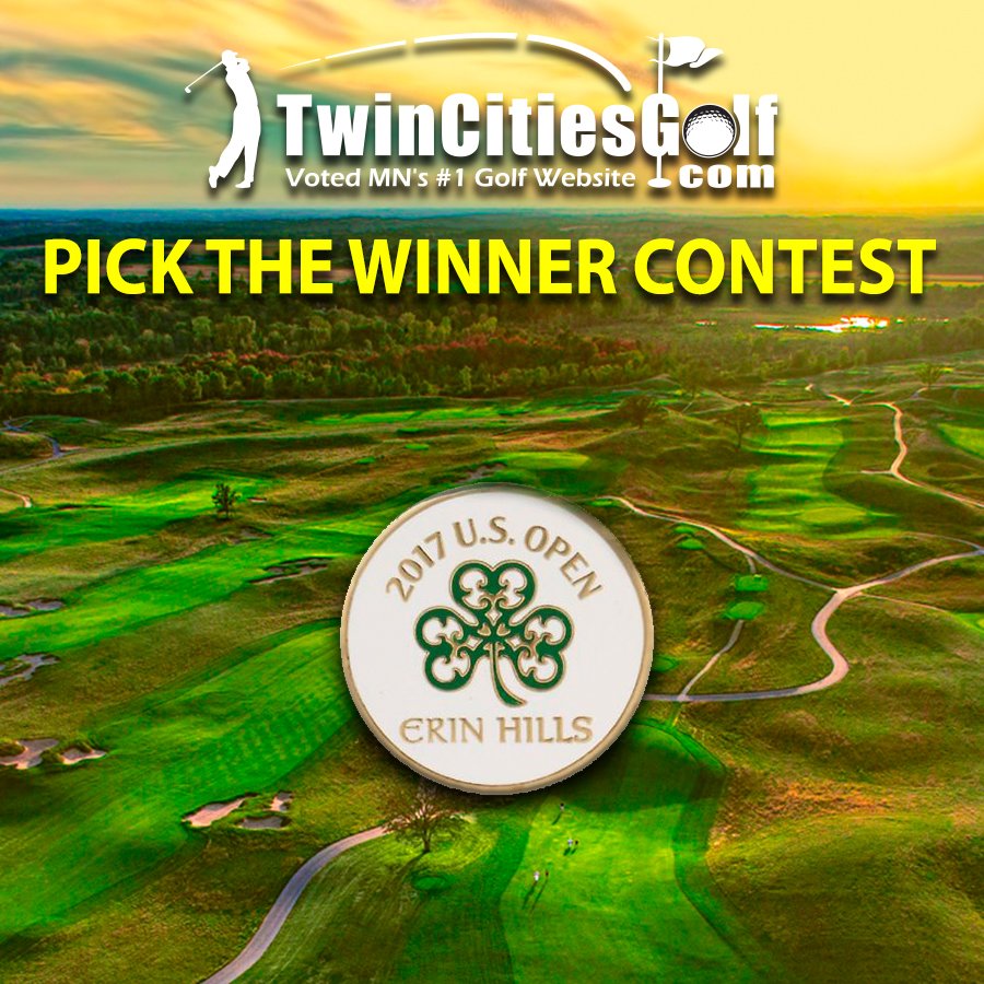 TwinCitiesGolf's tweet image. Guess the U.S. Open winner at facebook.com/twincitiesgolf to win an Erin Hills official flag &amp;amp; foursome @TimberCreek_GC