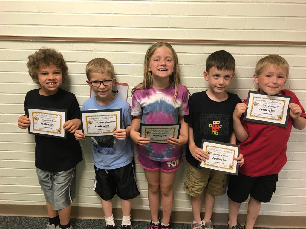 Congrats to First Grade's top 5 Spelling Bee Champions! #wearelamphere <a href="/SimondSuperstar/">Simonds Superstars |The Lamphere Schools</a>