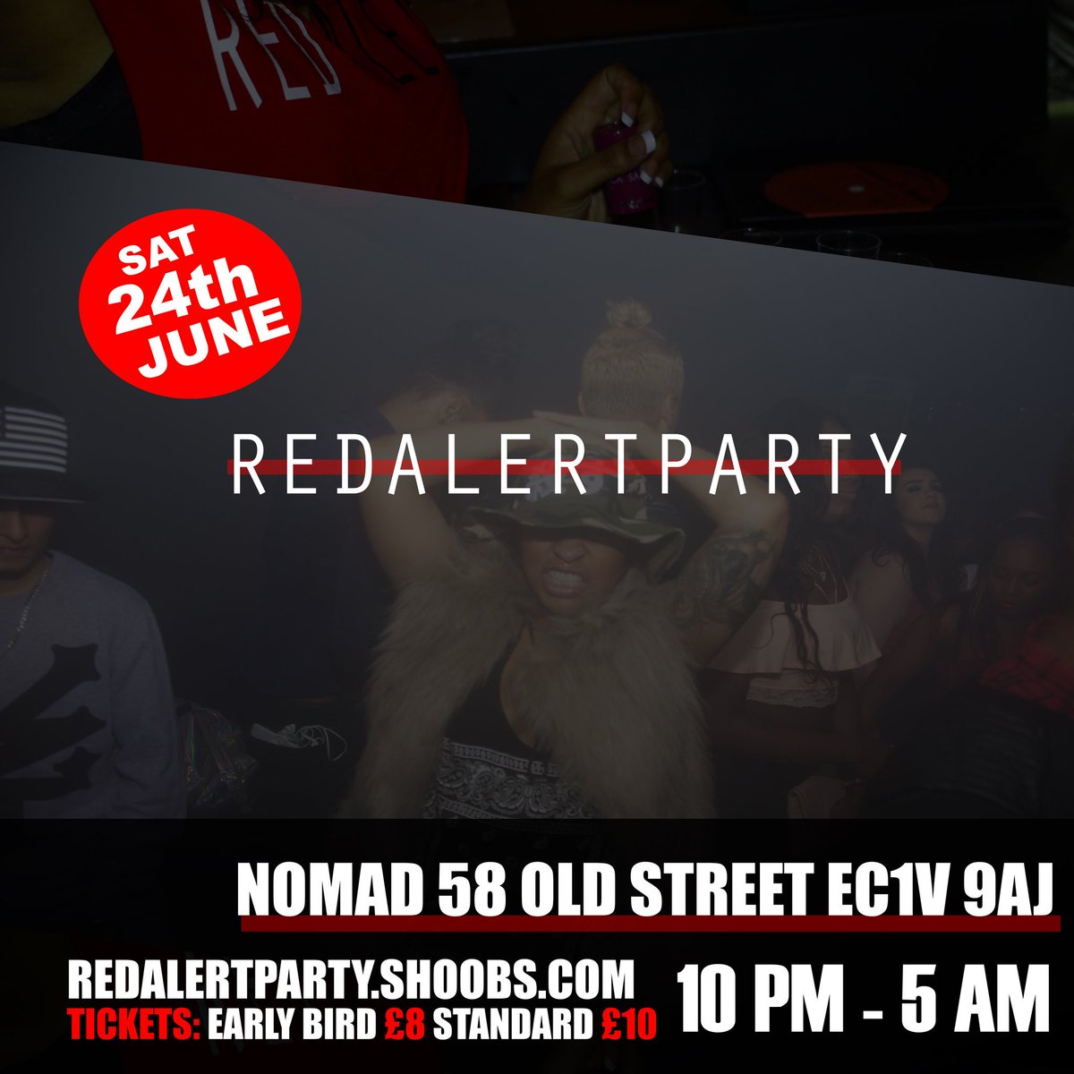 Flamin_Beatz's tweet photo. #NewProfilePic #RedAlertParty is back on the Sat 24th June! https://t.co/9CTmY6G2db