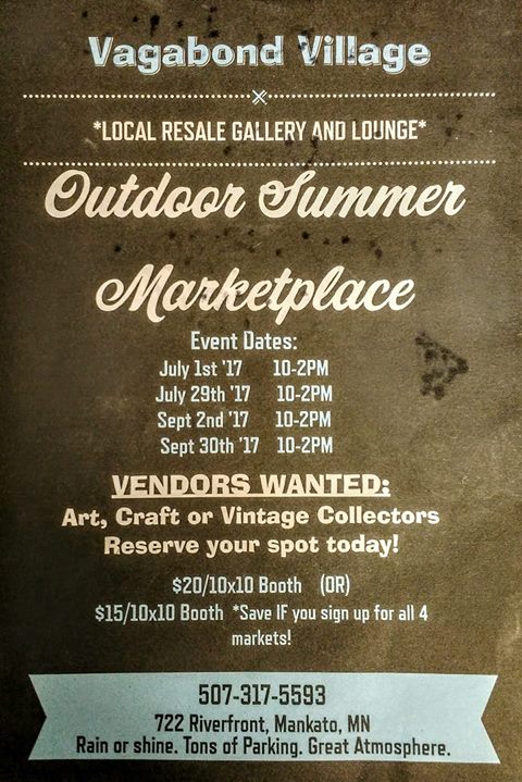 VV_Mankato's tweet photo. TWO WEEKS AWAY! If you're interested in helping in any way, or selling your items at the market please contact me. https://t.co/wuBYiDr9UR